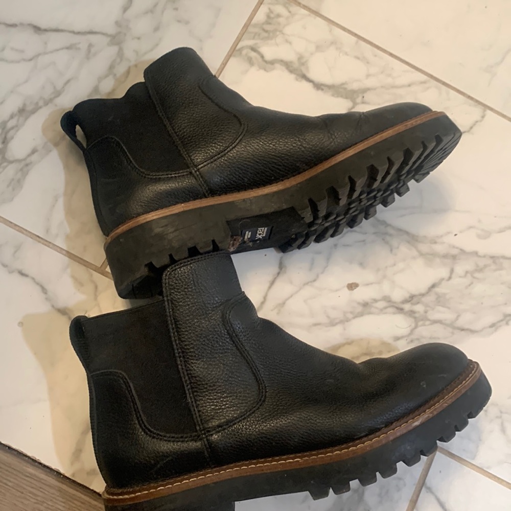 Nordstrom Rack black rain booties